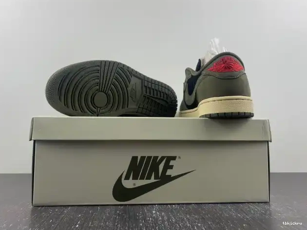Reps TBK OG TRAVIS LOW 1 JORDAN SCOTT SP AIR X 'BLACK DM7866-002 OLIVE' 0510